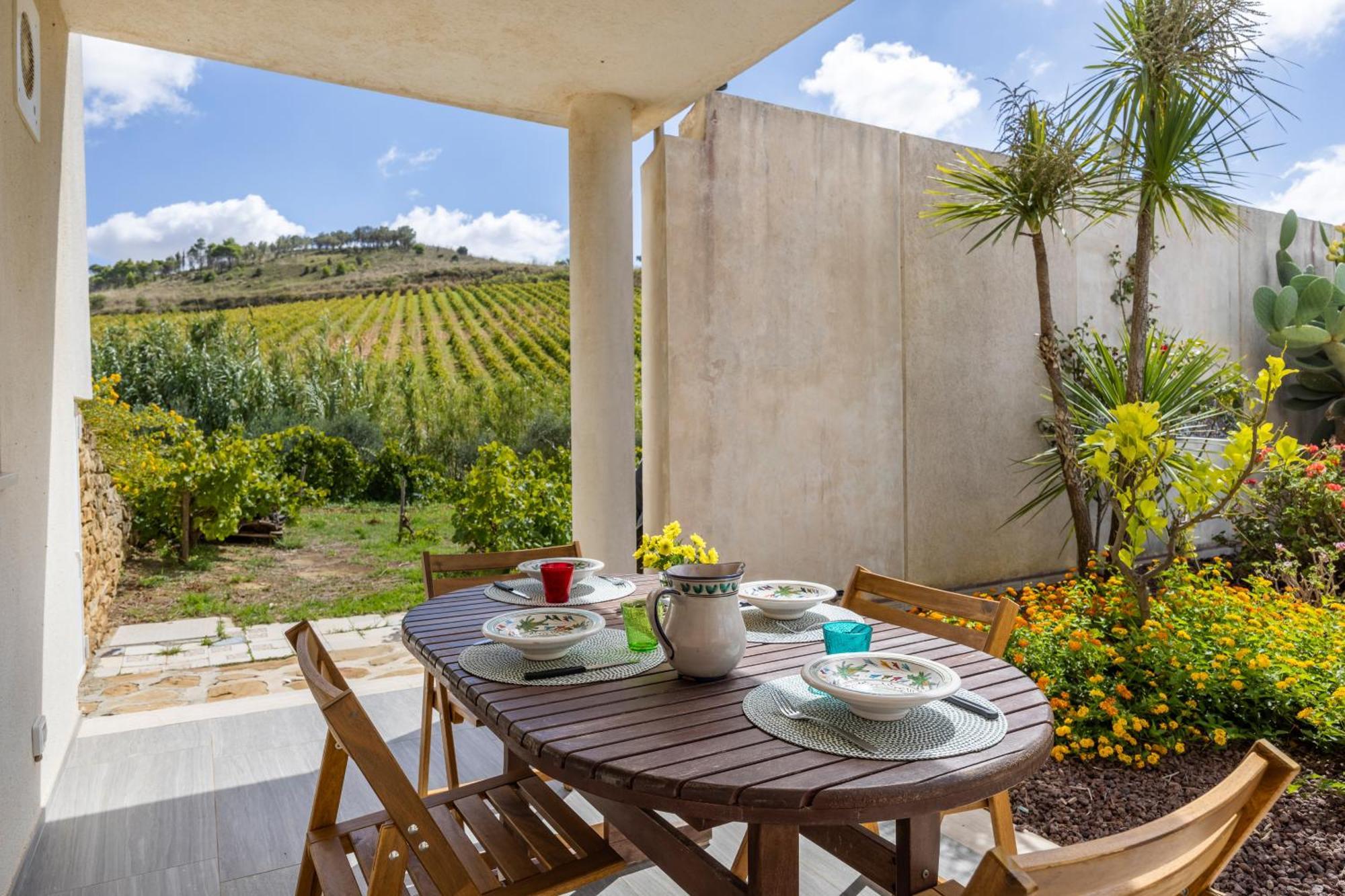 Villa Bonifato Vista Sulle Campagne E Sul Mare Siciliano Cozy House Italy Alcamo Exteriér fotografie